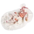 Llorens - Newborn Baby Girl Doll with Blanket, Clothing & Accessories: Bimba -35cm