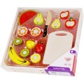 Tookytoy - Pretend Play Wooden Cutting Fruit Toy Set