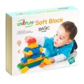 Create By Greenbean - Jumbo Soft Blocks - Basic - 60pcs - Box