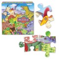eeBoo - Dinosaur Island 64 Piece Puzzle