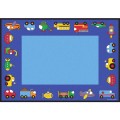 Learning Carpets - Vehicles - Rectangle - 257 x 178 cm