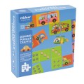 Mideer - 2-in-1 Domino Puzzle Game - Traffic - 24pcs