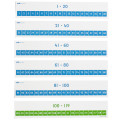 EDX Education - Number Lines - Write & Wipe - 1-120 - Classroom Set - 48pcs