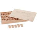 Little Sprouts By Greenbean - Wooden Letter Tiles - Upper & Lower Case - 96pcs in Wooden Box with...