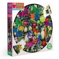 eeBoo - Organic Harvest 500 Piece Round Puzzle