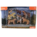National Geographic - Jungle Predators & Cub - Medium 6-12cm - 8pcs in Display Box