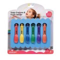 edushape - Bath Crayons with Foam Holder - 6pcs