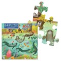 eeBoo - Otters at Play 64 Piece Puzzle