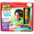 Educational Insights - Hot Dots Jr. - Let's Master Grade 1 Math Set with Hot Dots Pen