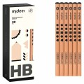 Mideer - Thick Triangular HB Pencils: 30 Pieces