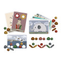 EDX Education - Junior Rainbow Pebbles - Eco Friendly FPC Material - 3 Shapes - 6 Colours - 8 Dou...
