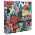 eeBoo - London Life 1000 Piece Square Puzzle