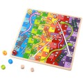 TookyToy - 2-in-1 - Game Set - Ludo & Snakes and Ladders