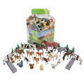 Planet Greenbean - Farm Animals Playset - 40pcs in Bucket