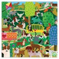 eeBoo - Dogs in the Park 1000pc Puzzle