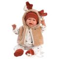 Llorens - Baby Girl Doll with Laughing Mechanism, Clothing & Accessories: Mimi - 40cm