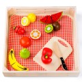 Tookytoy - Pretend Play Wooden Cutting Fruit Toy Set