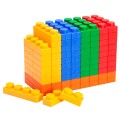 Create By Greenbean - Jumbo Soft Blocks - Mixed - 126pcs - Storage Bin