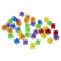 Create By Greenbean - Translucent Linking Cubes 300pcs in Polybag