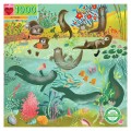 eeBoo - Otters 1000 Piece Puzzle