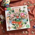 eeBoo - Woodland Creatures 500 Piece Round Puzzle