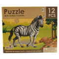 National Geographic - Puzzle - Zebra - 12pcs with Toy