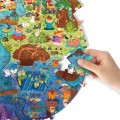 Mideer - Round Puzzle - A Day in the Forest - 150pcs