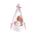 Llorens - Baby Girl Doll with Baby Swing, Clothing & Accessories: Mimi - 40cm (Mechanism Optional)