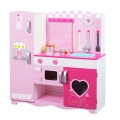 Classic World - Pretend & Play - Pink Kitchen - 85 x 34 x 91 cm - 8pcs