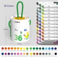 Mideer - Silky Crayons Colourful Bucket - 36 Colours
