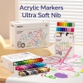Mideer - Acrylic Markers - Ultra - Soft Nib - 60 Colours