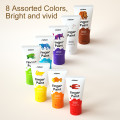 Mideer - Finger Paint Tube Set - 8 Colours