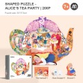 Mideer - Artist Shaped Puzzle Alice's Tea Party