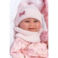 Llorens - Baby Girl Doll With Clothing And Accessories: Nica With Newborn Baby Carrier Magic ...