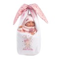 Llorens - Baby Girl Doll With Clothing And Accessories: Nica With Newborn Baby Carrier Magic ...