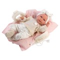 Llorens - Baby Doll with Sleeping Cushion, Clothing & Accessories: Mimi - 40cm (Mechanism Optional)