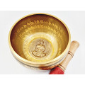 Brass Tibetan Singing Bowl Buddha (Large)