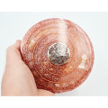 Rose Quartz Orgonite Charging Plate (13cm)