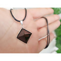 Black Obsidian Pyramid Necklace