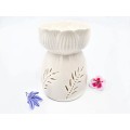 Oil Burner Ceramic Lotus White (11cm)