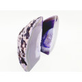 Agate Geode Bookends holder (Purple)