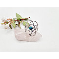 Turquoise Flower Of Life Ring