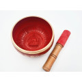 Buddha Singing Bowl Red (Large)