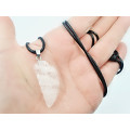 Clear Quartz Angel Wing Necklace