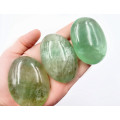 Emerald Green Fluorite Palm Stone (6-7cm)