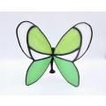 Green Butterfly Stained Glass Fairy