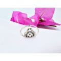 Detailed Indian Flower Ring (925 Silver)