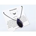 Amethyst Tumbled Stone Necklace (Stress Relief)
