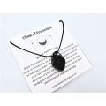 Necklace Tumbled Black Tourmaline  (Cloak Of Protection)
