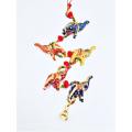 Elephant Colourful Hanging Mobile with Bell (1.2m)
